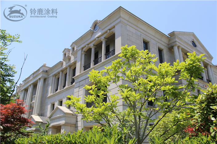 鈴鹿水性多彩外墻效果展示圖